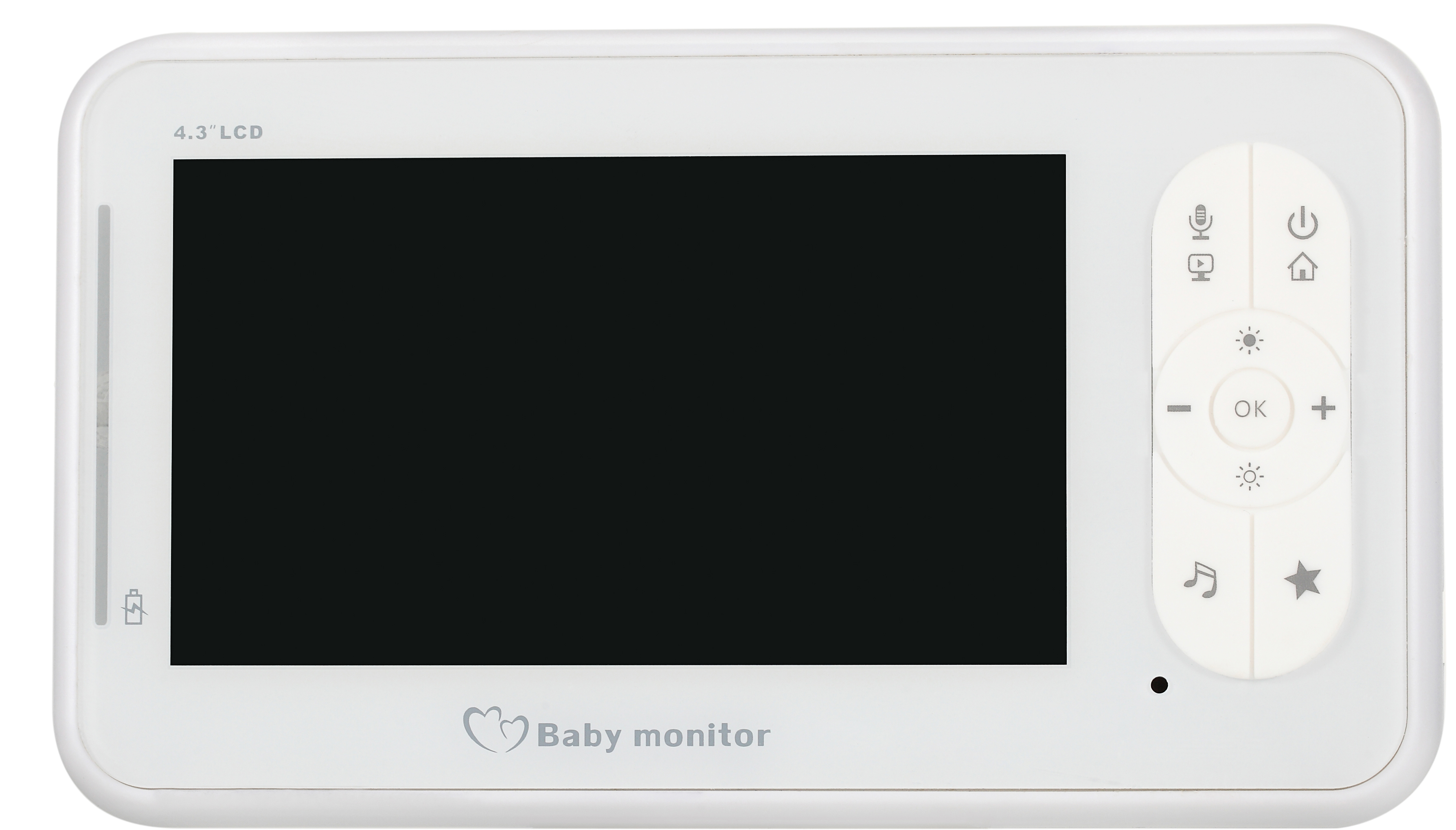 4.3 inch wireless baby care device Two-way intercom temperature display